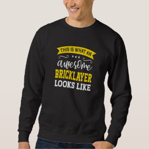 Sweatshirt Maçon Emploi Titre Employé Drôle Ouvrier Brique