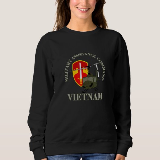 Sweatshirt Macv Sog Vietnam Commandement de l'aide militaire (Devant)