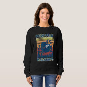 Sweatshirt Madafakas de langouste de Pew Pew Crazy Octopus (Devant entier)