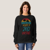 Sweatshirt Made in 2012 Tees Vintage Retro Style (Devant entier)