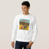 Sweatshirt Madrid, Espagne (Devant entier)