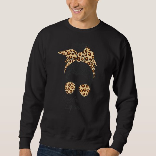 Sweatshirt Maestra De Espanol Enseignants Bilingues Espagnols (Devant)