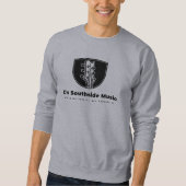 Sweatshirt Magasin de musique du côté sud de JD avec adresse (Devant)