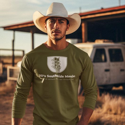 Sweatshirt Magasin de musique du côté sud de JD avec adresse