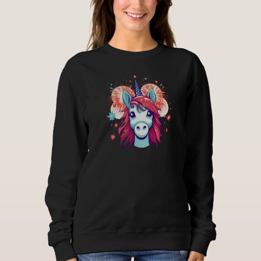 Sweatshirt Magical American 4th Of July Math Teacher (Devant)