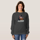 Sweatshirt Magical Storytelling Penguin Winter Book Lovers Sw (Devant entier)