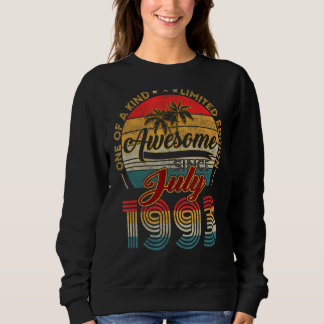 Sweatshirt Magnifique Depuis 1993 Né Juillet 1993 29 Ans