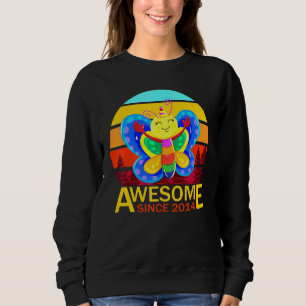Sweatshirt Magnifique depuis 2014 5 Ans Papillon 5e Naissance