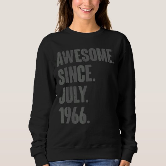 Sweatshirt Magnifique depuis juillet 1966 56 ans 56e annivers (Devant)
