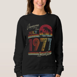 Sweatshirt Magnifique depuis juillet 1977 45 Ans 45e Annivers