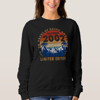 Sweatshirt Magnifique Depuis Octobre 2002 20 Ans 20e Naissanc