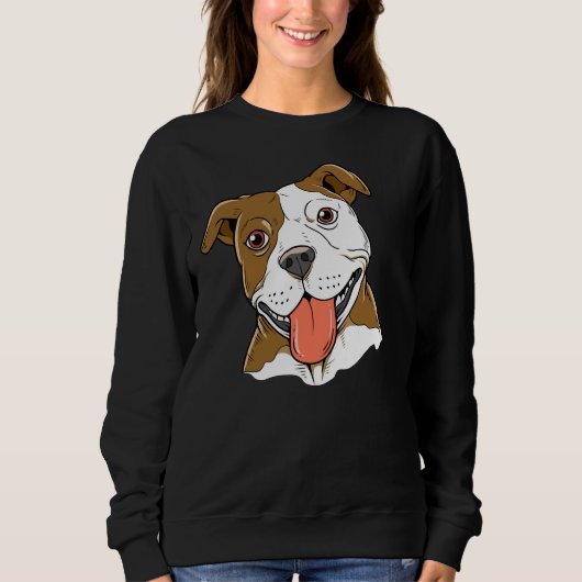 Sweatshirt Magnifique Pitbull Pit Bull Lover Mens Femmes Enfa (Devant)