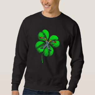 Sweatshirt Magnifique Saint Patrick S Day Welder Shamrock Cas