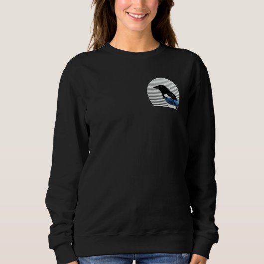 Sweatshirt Magpie Bird Birder Bird Birdwatcher Animal Biologi (Devant)