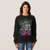 Sweatshirt Mahjong Diva Funny Women's (Devant entier)