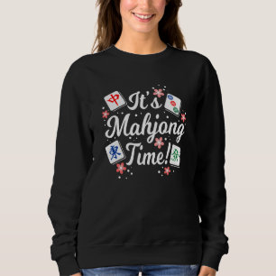 Sweatshirt Mahjong est l'heure du Mahjong pour tous les Mahjo