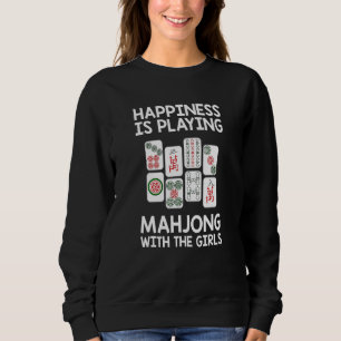 Sweatshirt Mahjong Happiness Joue Mahjong Avec La Fille