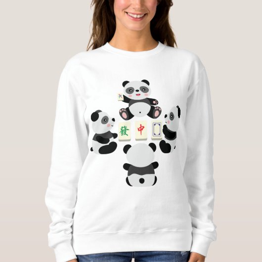 Sweatshirt Mahjong Panda (Devant)
