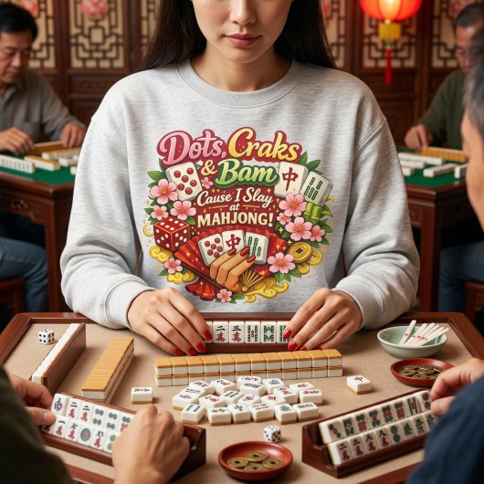 Sweatshirt Mahjong Points, Craques Et Bam