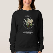 Sweatshirt MAI Mois de naissance Fleur Christian (Devant)