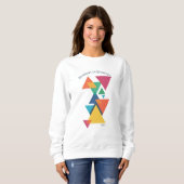 Sweatshirt Maillot à manches longues ADOM Geometric Art (Devant entier)