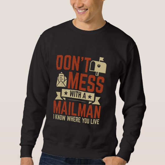 Sweatshirt Mailman Postal Worker Office Us Postal Service (Devant)