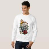 Sweatshirt Main Des Cartes (Devant entier)