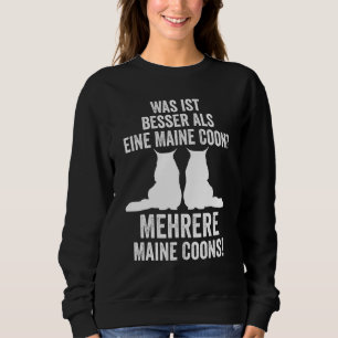 Sweatshirt Maine Coon Chat Friend Disons