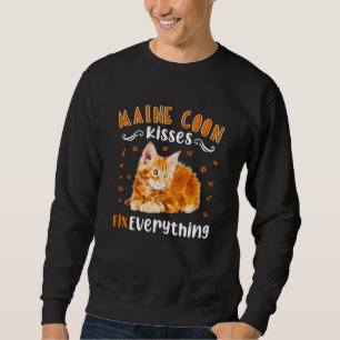 Sweatshirt Maine Coon Kisses Pour Réparer, Maine Coon