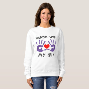 Sweatshirt Mains de mon mec et de ma chemise
