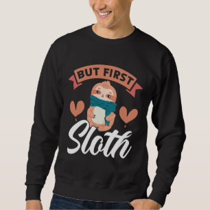 Sweatshirt Mais Premier Sloth Arboreal Faune Animal Herbivore