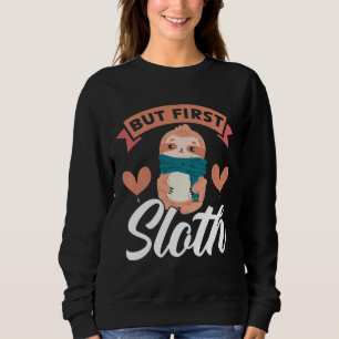 Sweatshirt Mais Premier Sloth Arboreal Faune Animal Herbivore