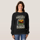 Sweatshirt Mais Vous Pouvez Acheter Burger 1 (Devant entier)