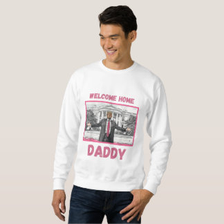 Sweatshirt Maison Blanche Accueil patriotique bienvenue à la