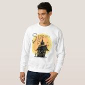 Sweatshirt Maison Hantée Halloween Effrayant (Devant entier)