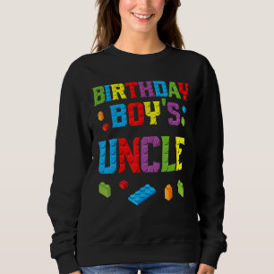Sweatshirt Maître Constructeur Anniversaire Boy's Uncle Build
