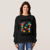 Sweatshirt Maître Constructeur Cool Blocs de Construction Hom (Devant entier)