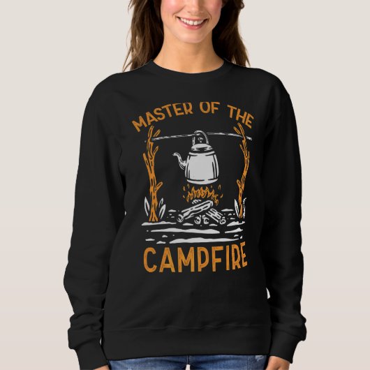 Sweatshirt Maître Du Camping Camping Camper Vintage (Devant)