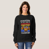 Sweatshirt Maître Du Camping Camping Camping Camping Camper (Devant entier)