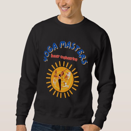 Sweatshirt Maîtres de yoga (Devant)