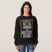 Sweatshirt Maîtrise de la Reine noire 26 (Devant entier)