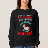 Sweatshirt Majestic Unicorn (Devant)