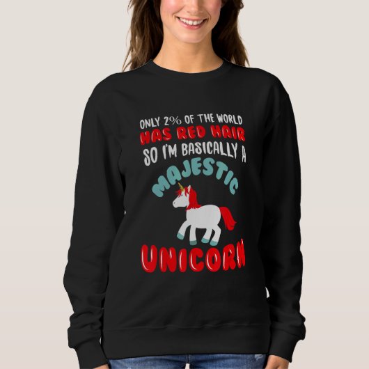 Sweatshirt Majestic Unicorn (Devant)