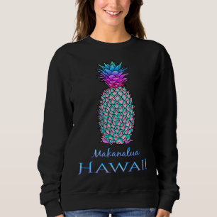 Sweatshirt Makanalua Hawaii - Ananas de vacances d'été