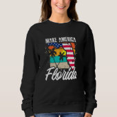 Sweatshirt Make America Florida 1 (Devant)