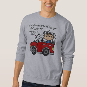 Sweatshirt Maladie de voiture humoristique