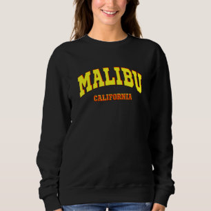 Sweatshirt Malibu California Republic - Sporty Aesthétique De