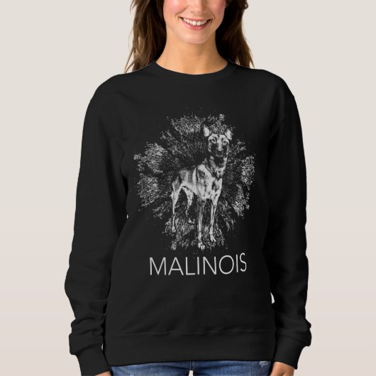 Sweatshirt Malinois - berger belge (Devant)