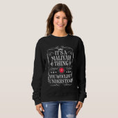 Sweatshirt Maliyah Nom C'est une Maliyah chose que vous ne fe (Devant entier)