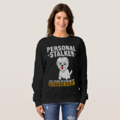 Sweatshirt Maltese For Men Women Dog Trainer Sitter (Devant entier)